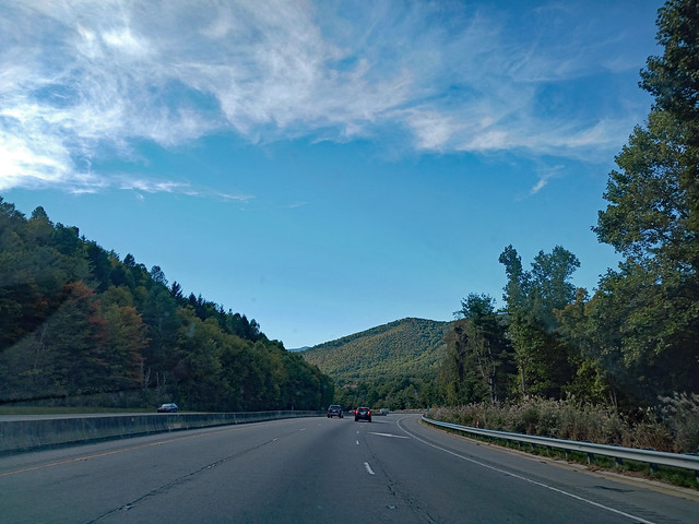Mountains On I-40.