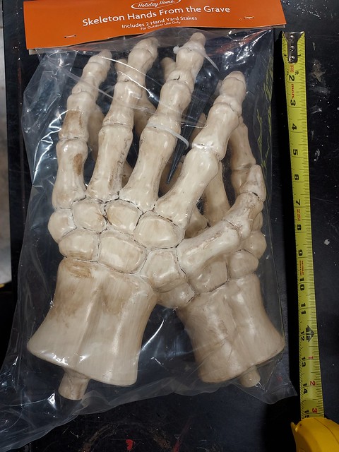 Skeleton Hands from the Grave