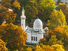 Mosque | Kaunas aerial
