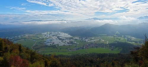 panorama mountain landscape outside outdoors hiking slovenia slovenija flooded planina planinskopolje karstfield innercarniolia