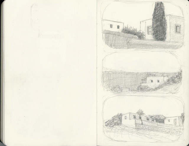 18.Preparatory sketches 2, Patmos, 09-22
