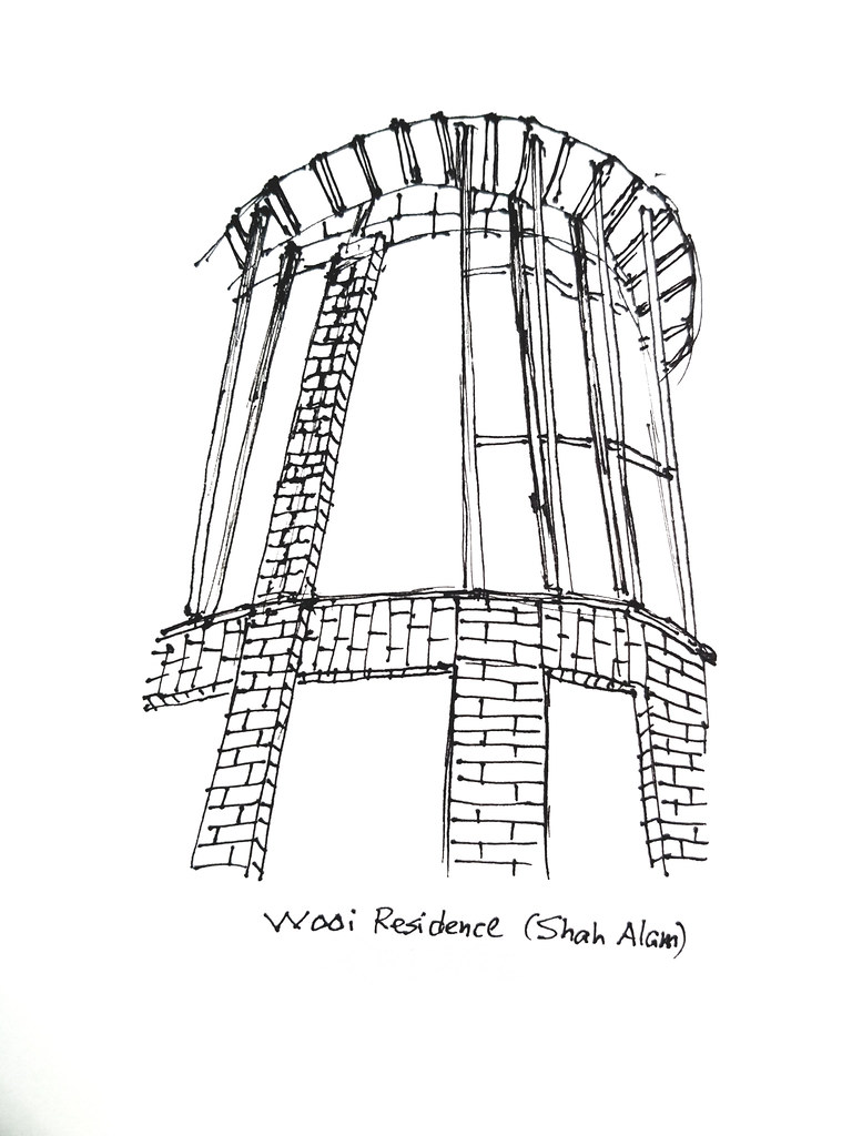 Wooi Residents (Shah Alam) - 建築素描 Architectural sketches (Artline pen 0.1) ...