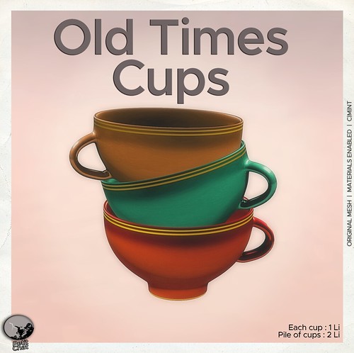 Old Times cups : Exclusive Hunt Prize for the "Back in the day" Hunt