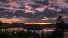 Sunset Lake Säfssjön - Sweden