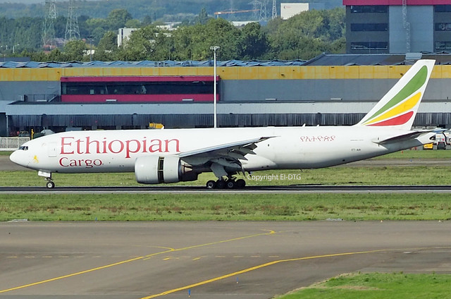 Boeing 777-360/ER ET-ARI Ethiopian Cargoqo