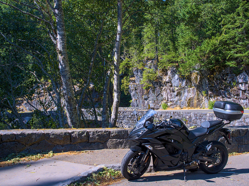Parked at Christine Falls
