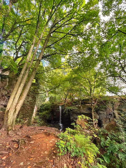 Lumsdale Fall, Derbyshire Dales District