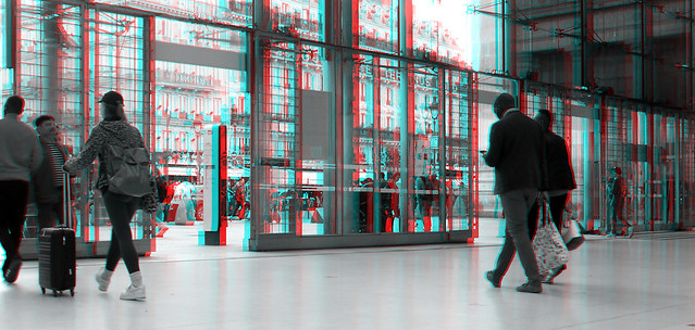 Gare-du-Nord Paris 3D B&W