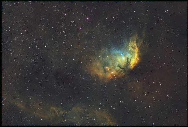 Sharpless 101-The Tulip Nebula. SHO 2nd.October.2022.