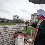 4 октября 2022, Закладка храма в честь вмч. Георгия Победоносца на территории нового комплекса Суворовского училища (Тверь)