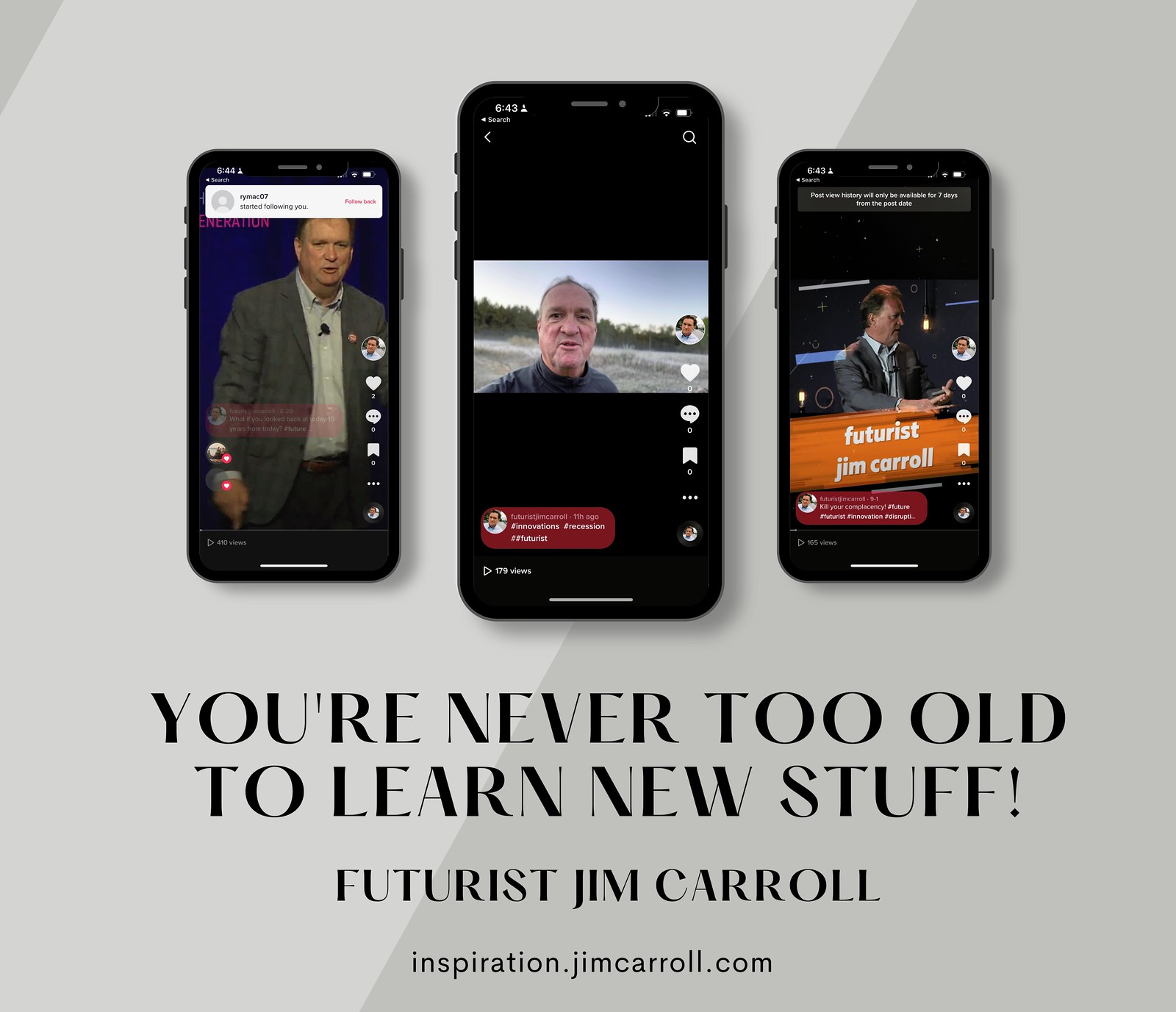N"You're never too old to learn new stuff!" - Futurist Jim CarrollewStuff