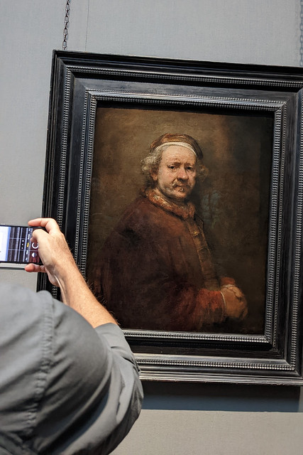 "Self-Portrait at the Age of 63" by Rembrandt - National Gallery - London, England