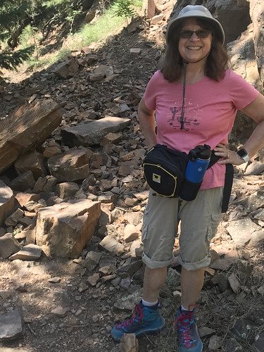 Sandy hiking in Eldorado Canyon State Park just south of Boulder. From Read This: 100 Things to Do in Boulder Before You Die