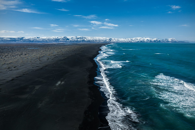Heradhssandur black sand beach (Iceland)