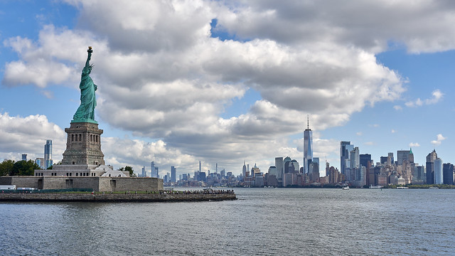 Liberty Island, New York. USA. September 2022.