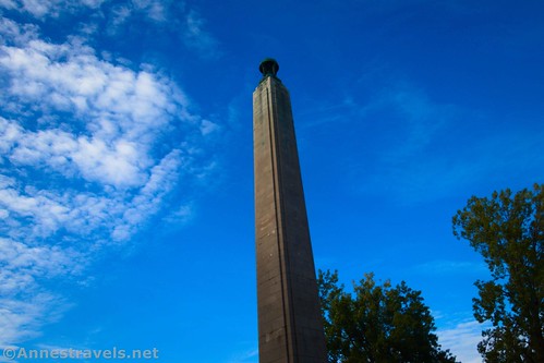 The Perry Monument in the evening on Presque Isle State Park, Pennsylvania