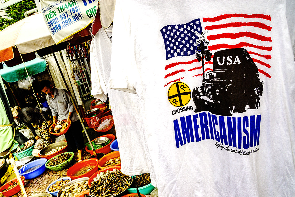 AMERICANISM T-shirt on 10-5-22--Vung Tau copy