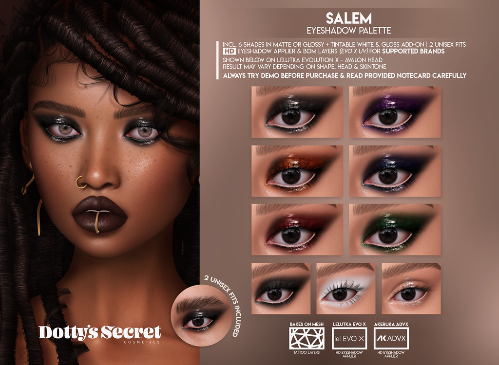 Dotty's Secret x Anthem | Salem - Eyeshadow Palette