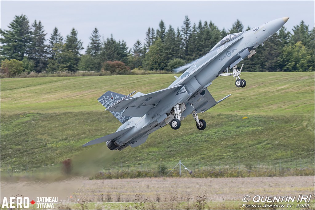 CF-188 Hornet Demo Team RCAF Aero Gatineau Ottawa QC Airshow Meeting Aerien Canada 2022