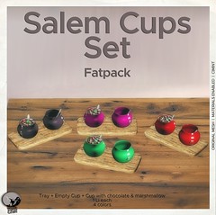Salem cups set : exclusive release for "Into the woods cart sale"