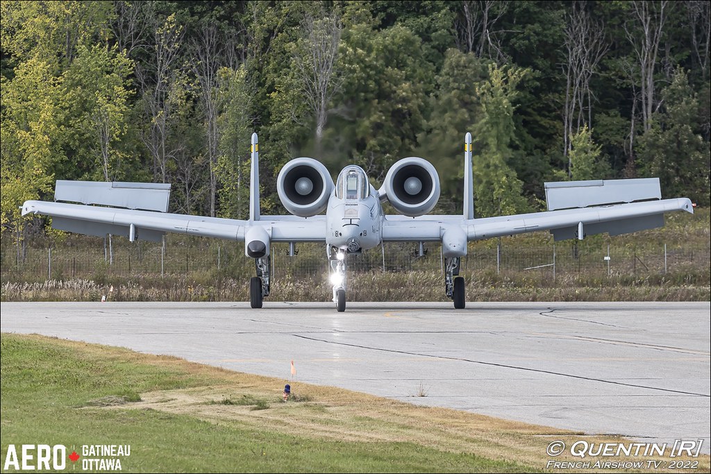 A-10C Thunderbolt II Demonstration Team Aero Gatineau Ottawa QC Airshow Meeting Aerien Canada 2022
