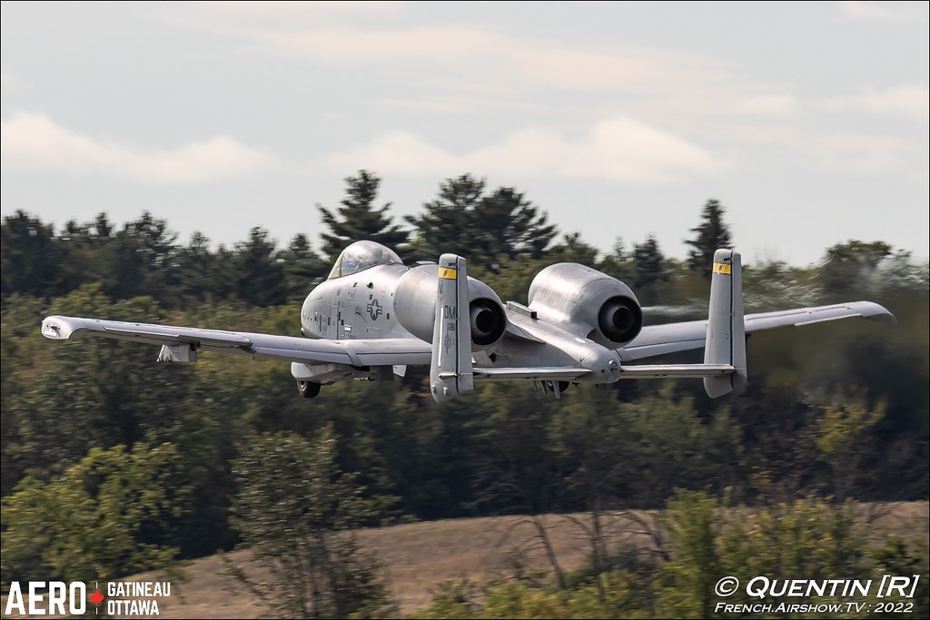A-10C Thunderbolt II Demonstration Team Aero Gatineau Ottawa QC Airshow Meeting Aerien Canada 2022