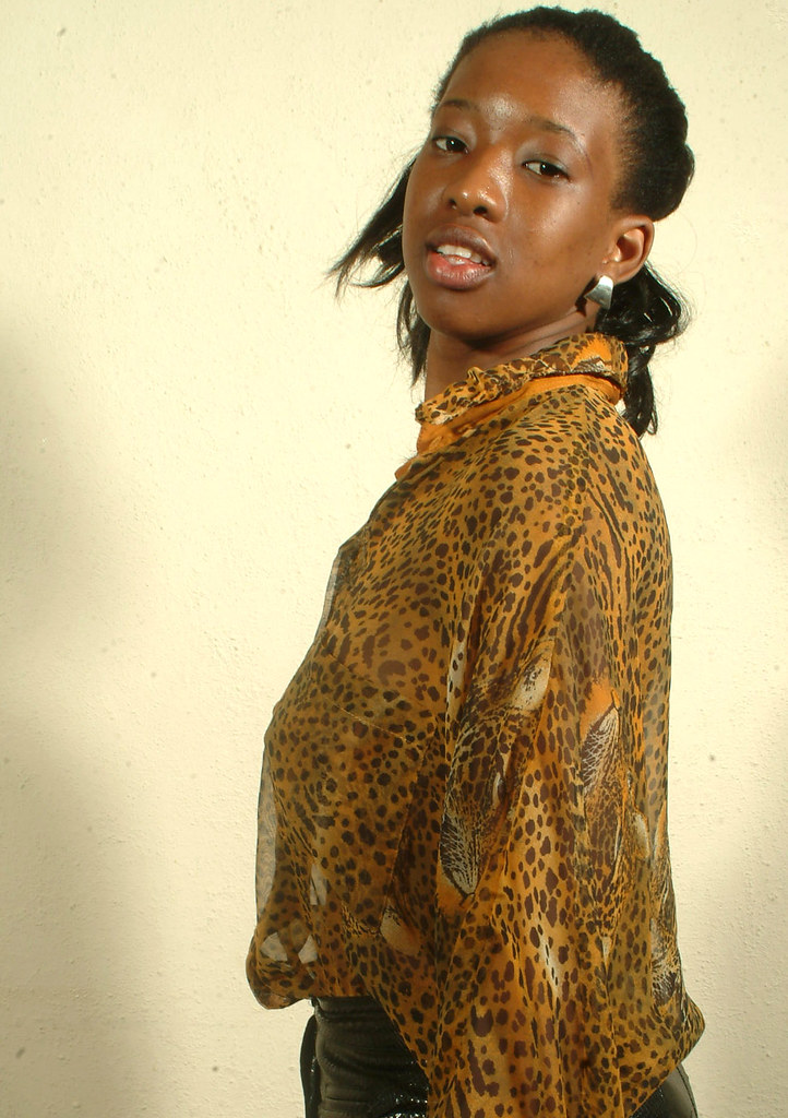 DSCF2709v Les South African Model in Tight Black PVC Trous… | Flickr