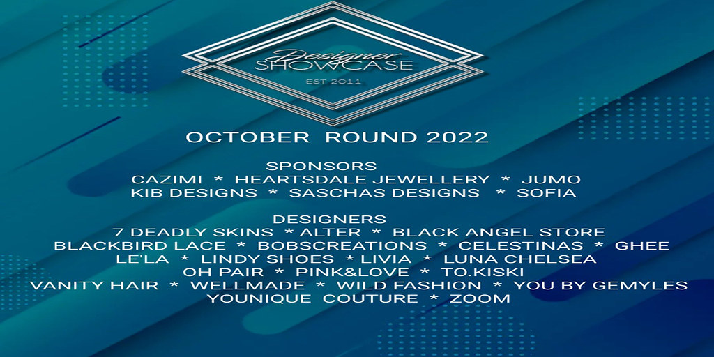 Designer Showcase - October Round- 2022