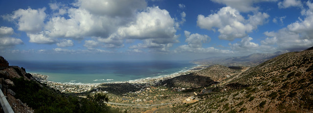 Returning from the Lasiti Plateau - Panorama - Crete_Gr