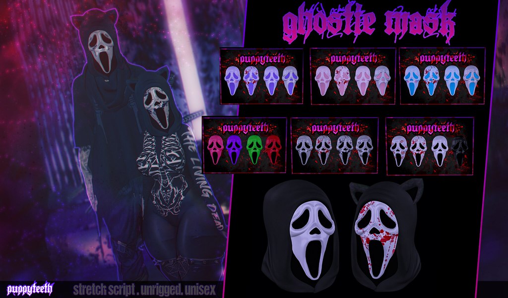 -PT- ghostie face mask @Panic of Pumpkin