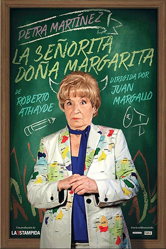 Cartel promocional de la obra que protagoniza Petra Martínez