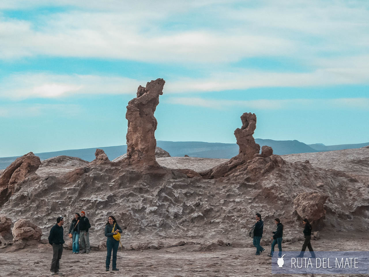 Las Tres Marías en el Valle de la Luna del Desierto de Atacama