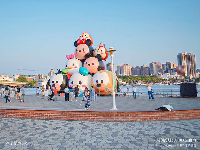 超巨大米奇米妮 台南安平景點 10公尺身高 米奇與好 迪士尼 親子 旅遊景點