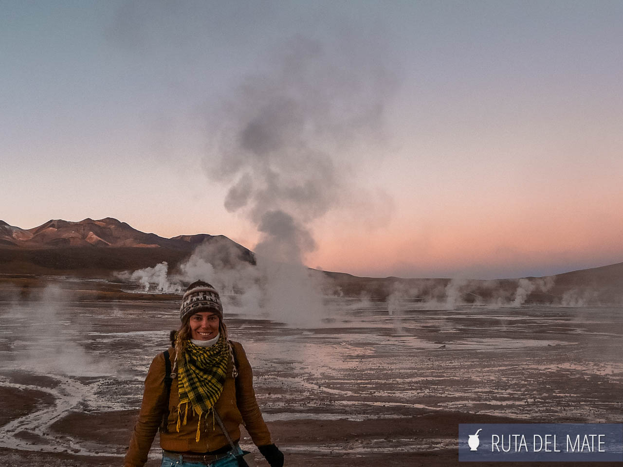 The Tatio Geysers early in the morning are one of the essential things to do and see in San Pedro de Atacama.
