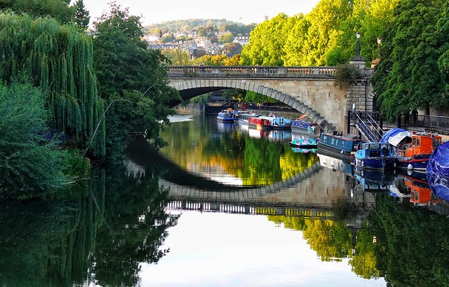 City of Bath canal reflections