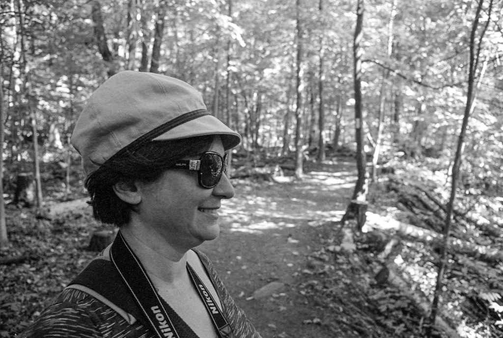 Jo-Anne on the Bruce Trail
