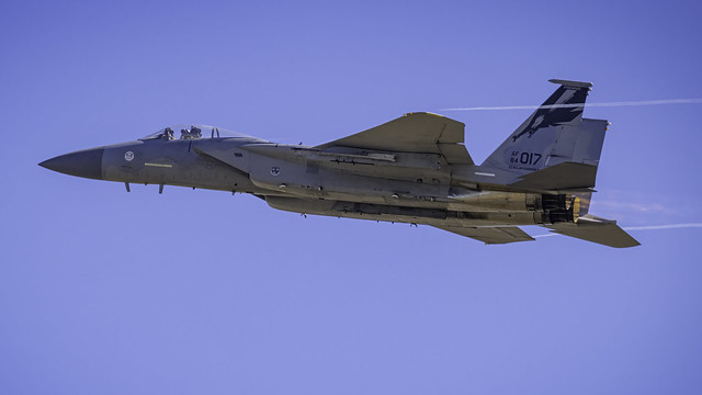 Cal. ANG F-15C on Afterburner