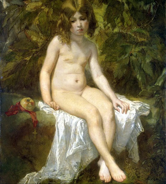 Thomas Couture. The little bather. 1905 (Hermitage Museum, St. Petersburg)