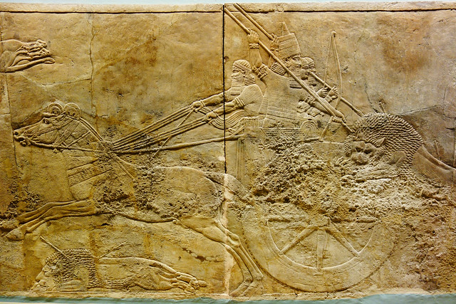 Lion Hunt - Assyrian Panels - British Museum - London, England