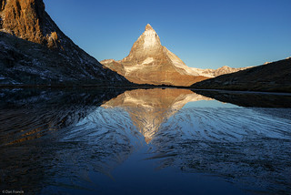 Matterhorn reflected in Riffelsee