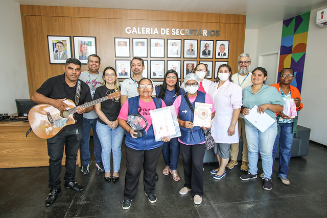 06.10.22 - Prefeitura de Manaus realiza palestra de conscientização alusão ao “Outubro Rosa” para servidoras da Seminf