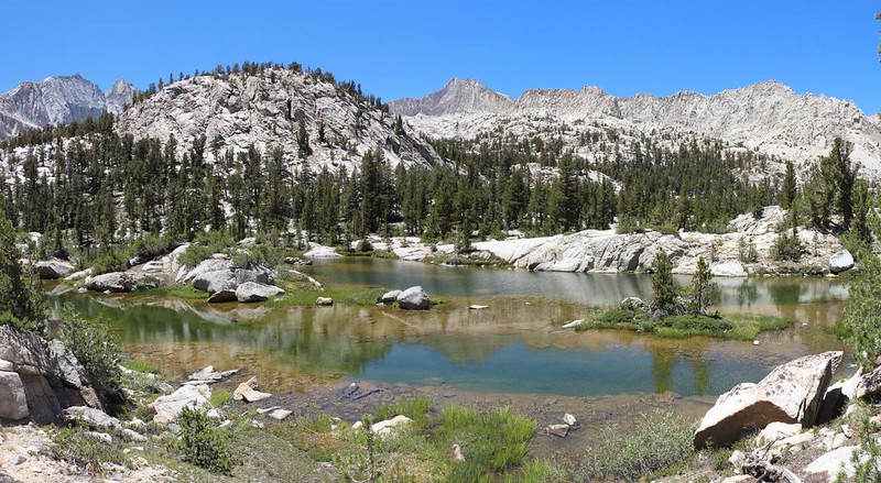 Yet another lovely lake in Lower Sixty Lakes Basin - I didn't count them all, but there are plenty of lakes there