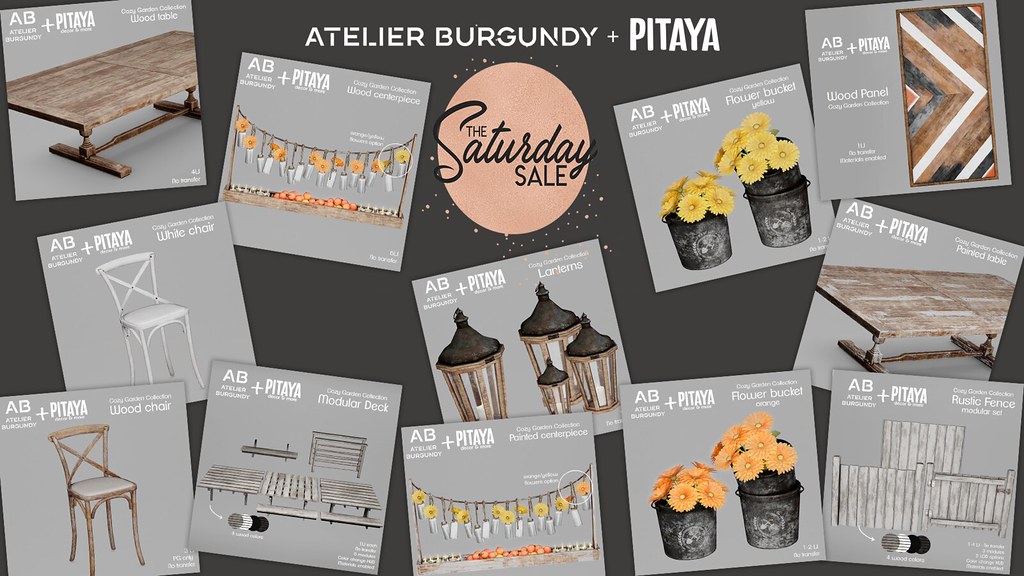 Atelier Burgundy Pitaya . Cozy garden AD