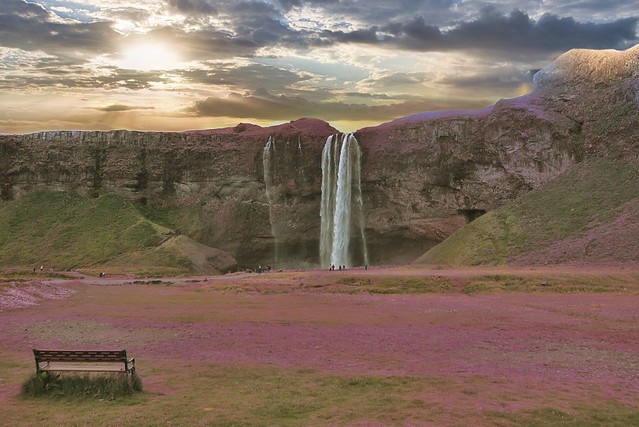 Iceland ~ Seljalandsfoss ~ Waterfalls ~ Side trip after our hiking trip