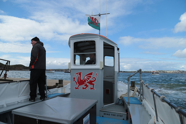 Caldey Island to temby ferry, Caldey