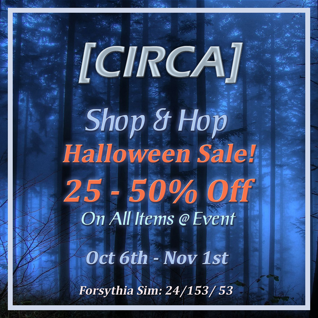 [CIRCA] – Shop & Hop Halloween Sale Poster 2022