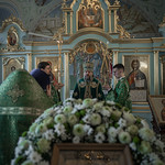 8 октября 2022, Литургия в храме Казанской иконы Божией Матери (с. Медное)