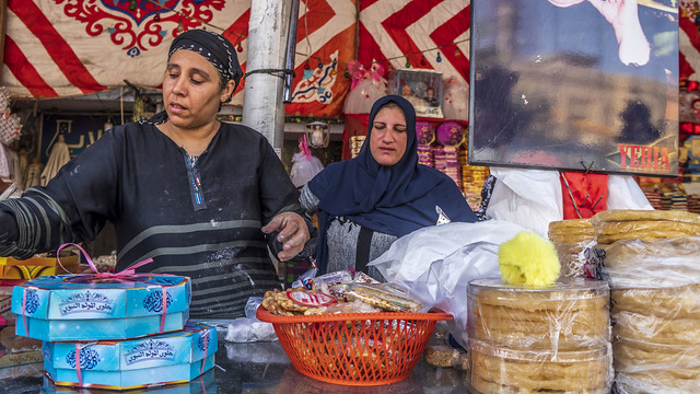 El-Moulid sweets vendor at Cairo's El-Sayeda Zeinab