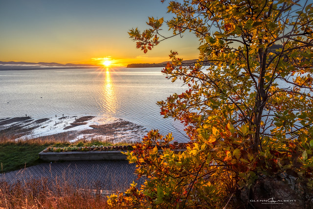 Lever de soleil d'automne - Gaspé