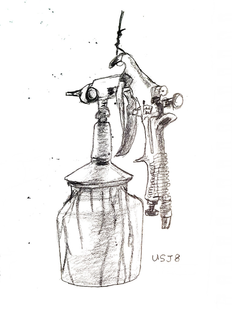 USJ8 Car workshop - 鉛筆繪畫 Objects Drawing (Pencil) ...